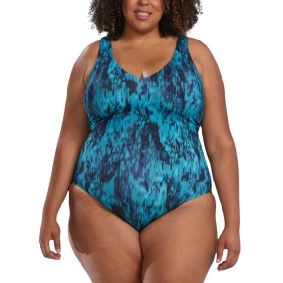 NEW TYR One Piece Swimsuit | Blue Design - Picture 2 of 7